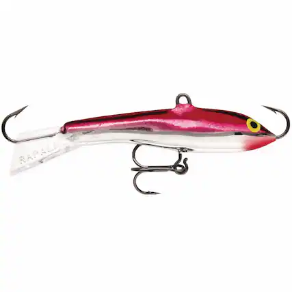 Front. Rapala - Rapala Jigging Rap 02, Chrome Red - Chrome Red.