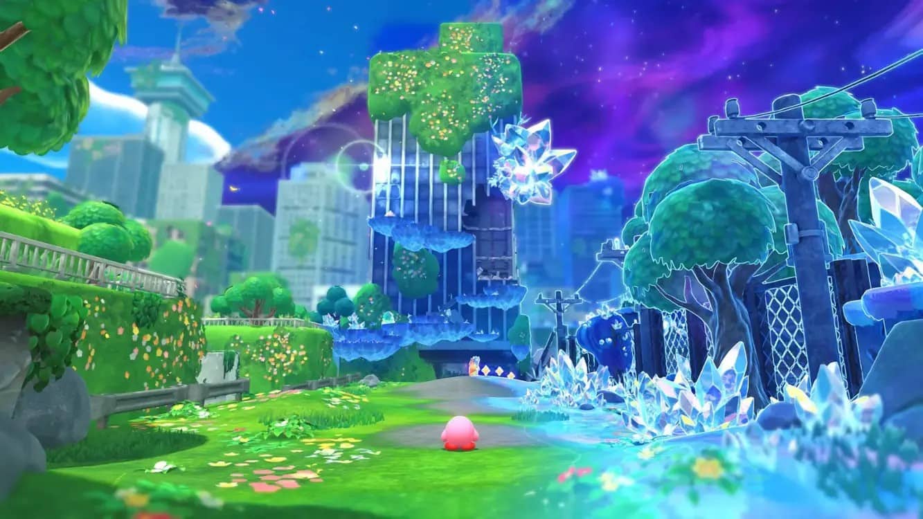 Switch 2 Video Game Console with Kirby and the Forgotten Land