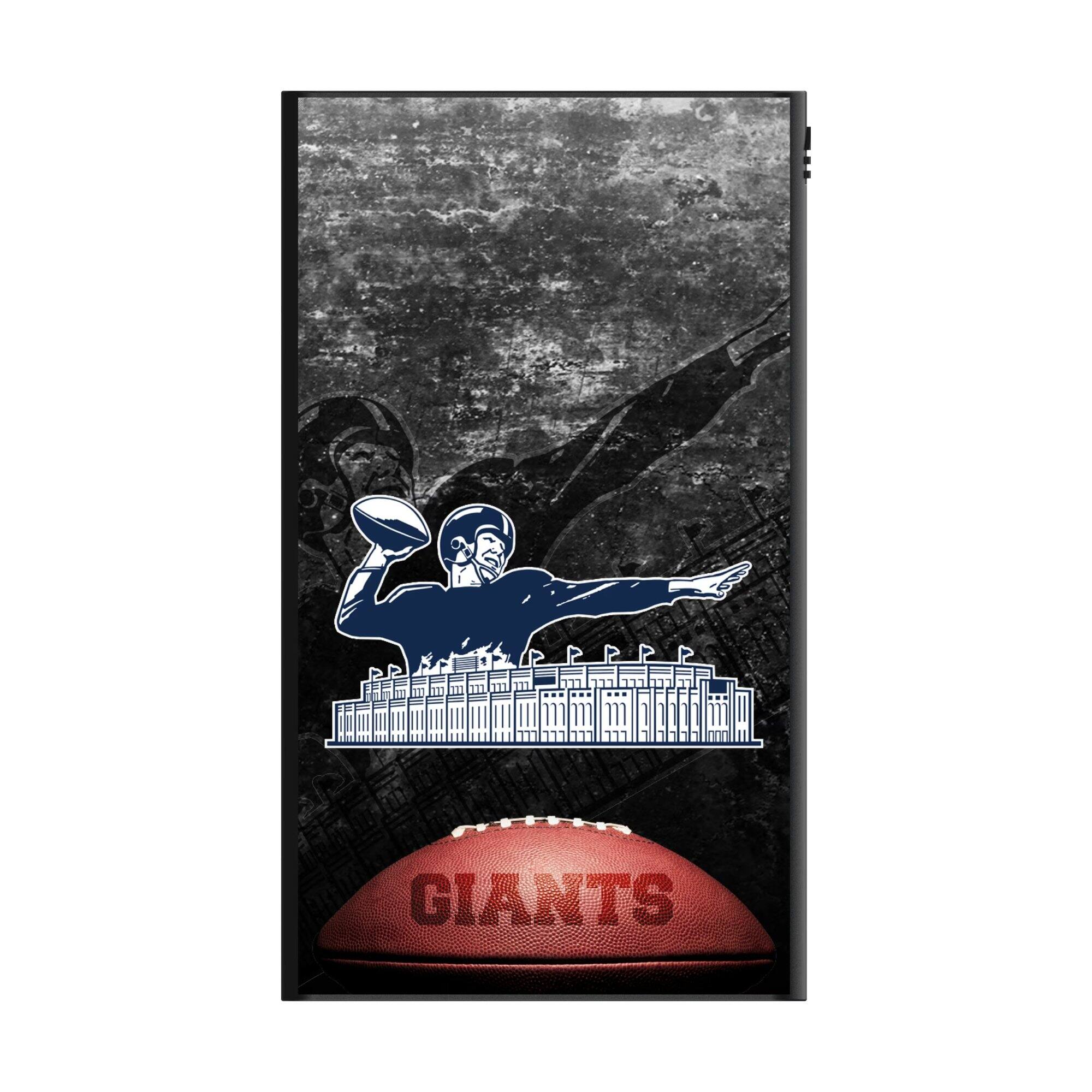 Alt View 1. Keyscaper - New York Giants 5000mAh Flat Powerbank - Black.