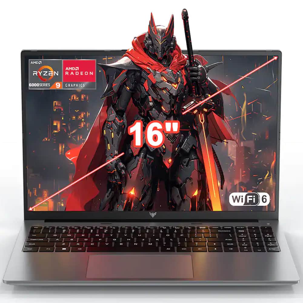 ACEMAGIC - RX16 - 16" Gaming Laptop - AMD Ryzen 9 6900HX(8C/16T, Up to 4.9GHz) - 16GB LPDDR5 512GB SSD - AMD Radeon 680M - Gray