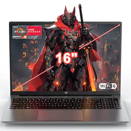 AMD Ryzen 6000 Series 9 Graphics
16"
Wi-Fi 6