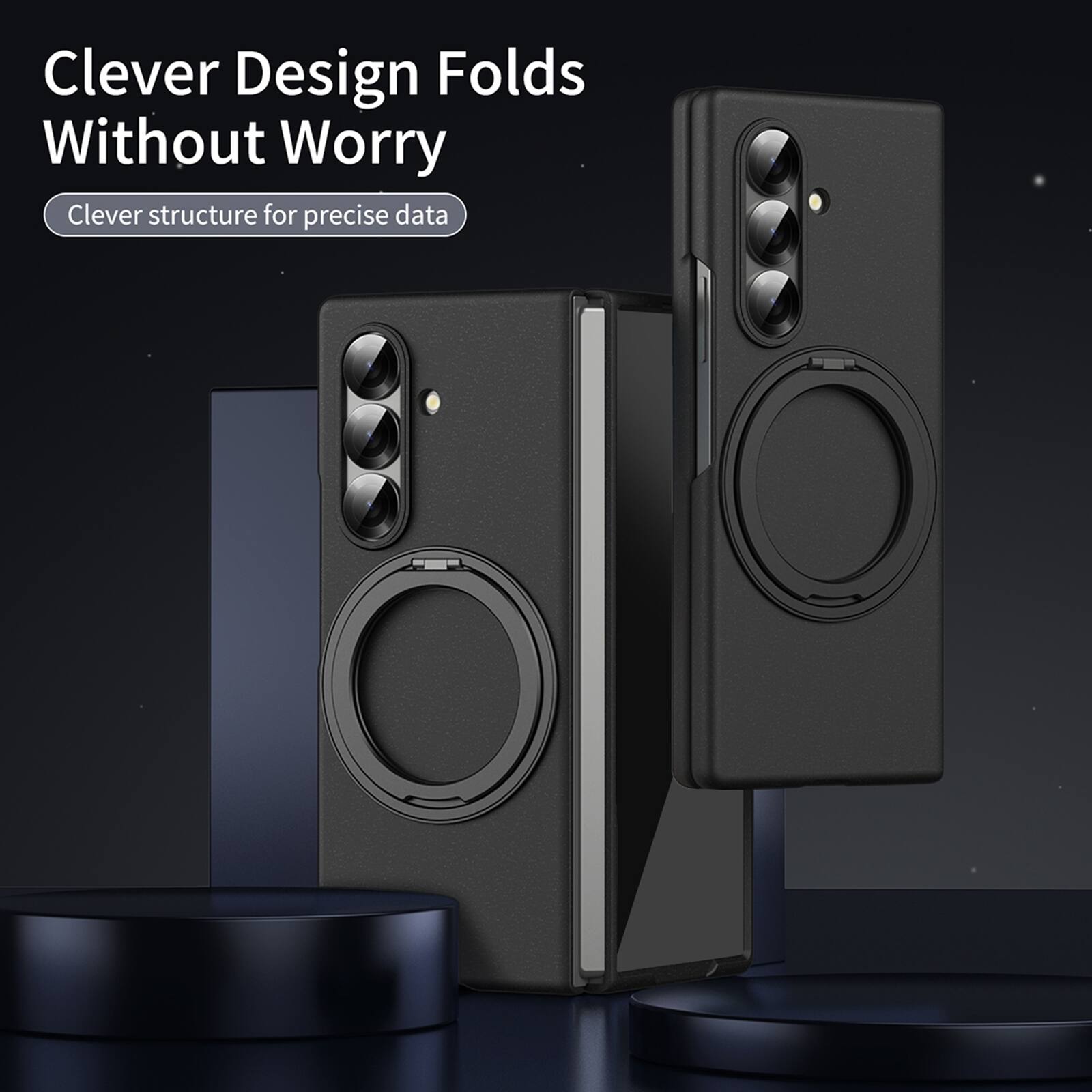 Clever Design Folds Without Worry  
Clever structure for precise data