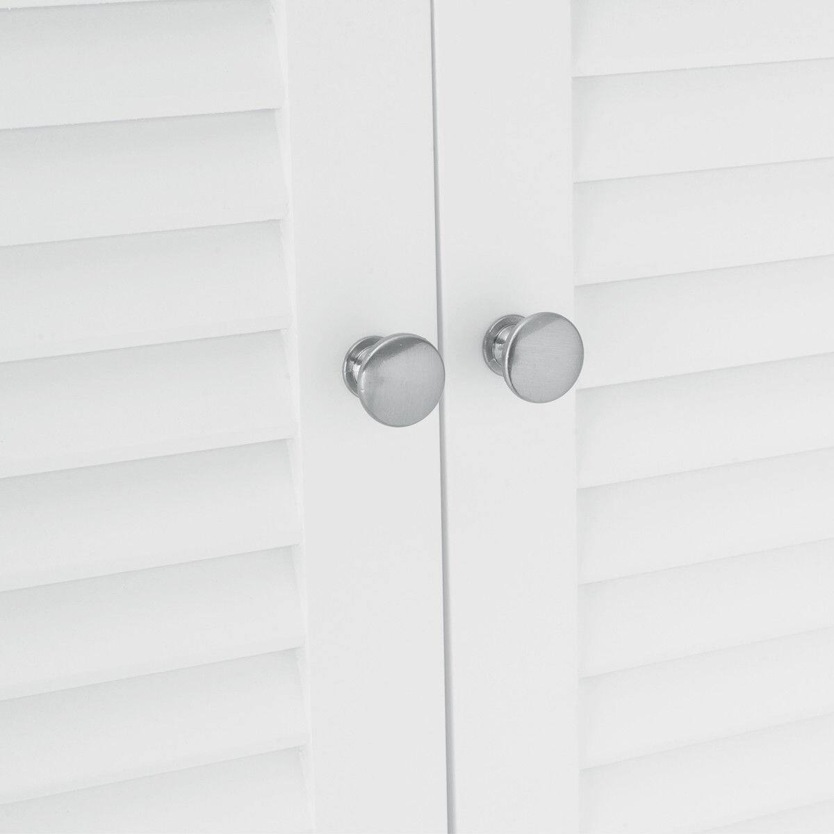 Alt View 4. Gymax - Gymax Bathroom Space Saver Over The Toilet Shelved Storage Cabinet Organizer White - White.