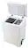 Alt View 8. Loheer - Compact 2.5 Cu. Ft. Chest Freezer - Adjustable Thermostat, Deep Freeze to -0.4°F, Removable Basket - WHITE.