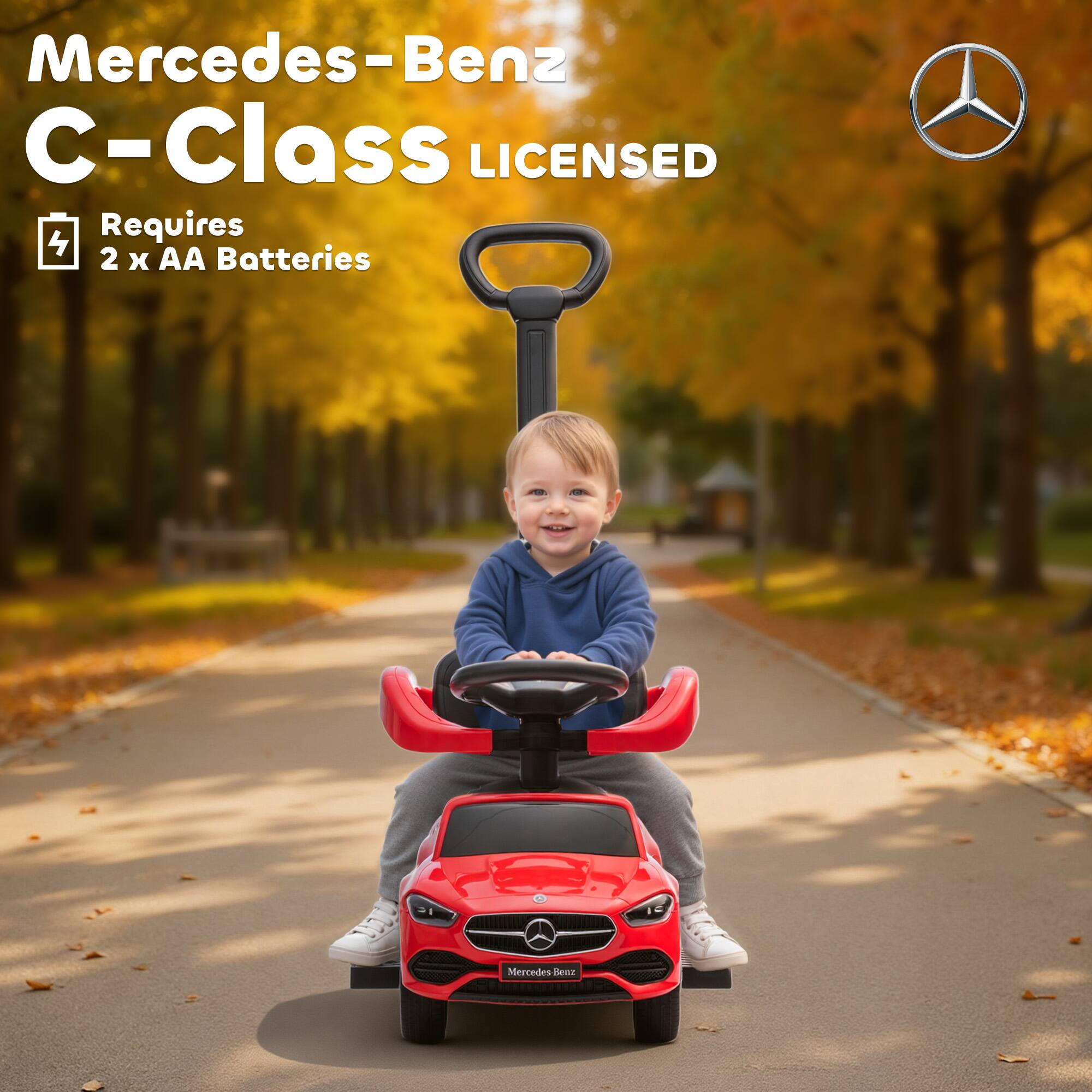 Mercedes-Benz C-Class LICENSED  
Requires 2 x AA Batteries
