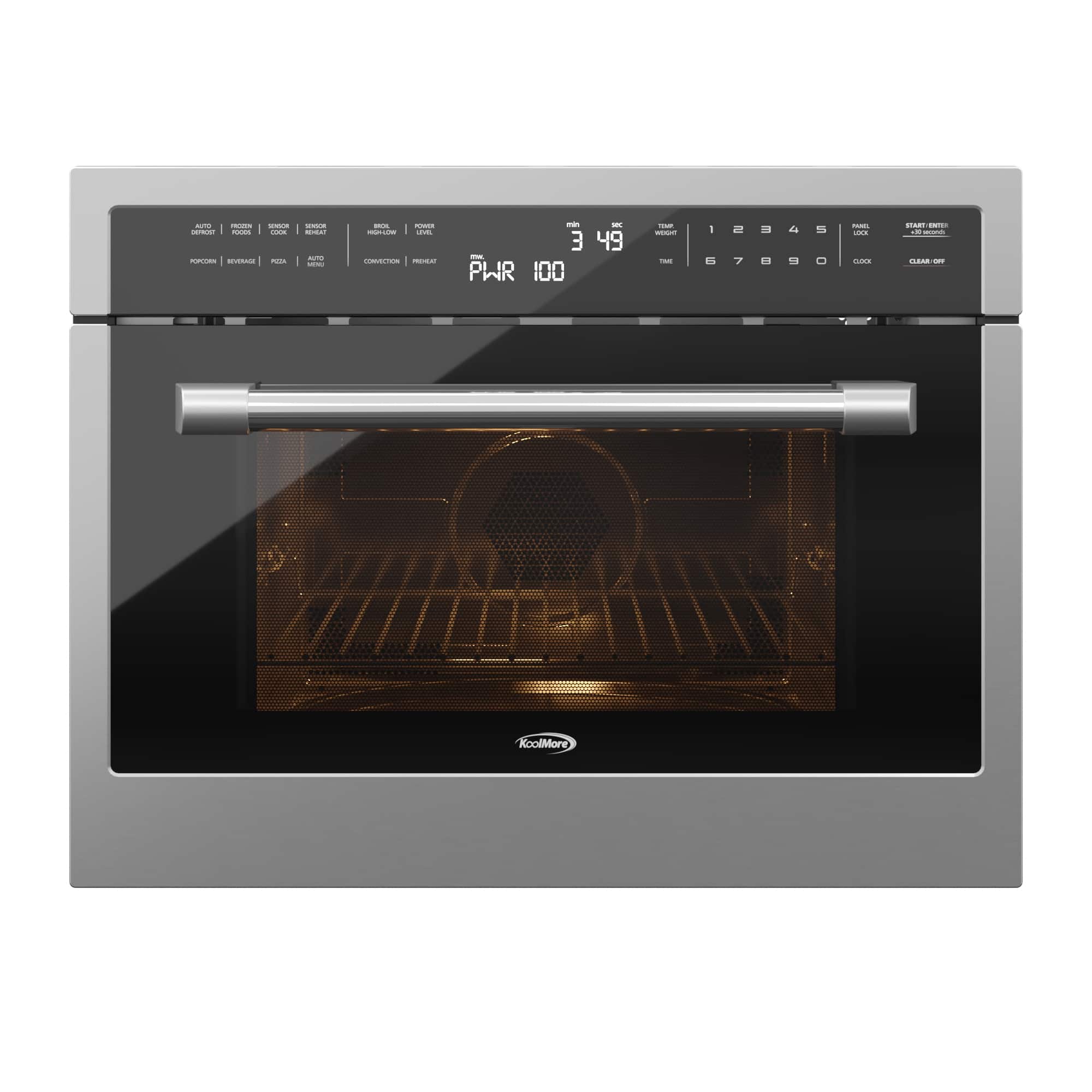 Koolmore - 24 in. Stainless Steel Convection Oven with Microwave KM-CWO24-SS - Stainless-Steel