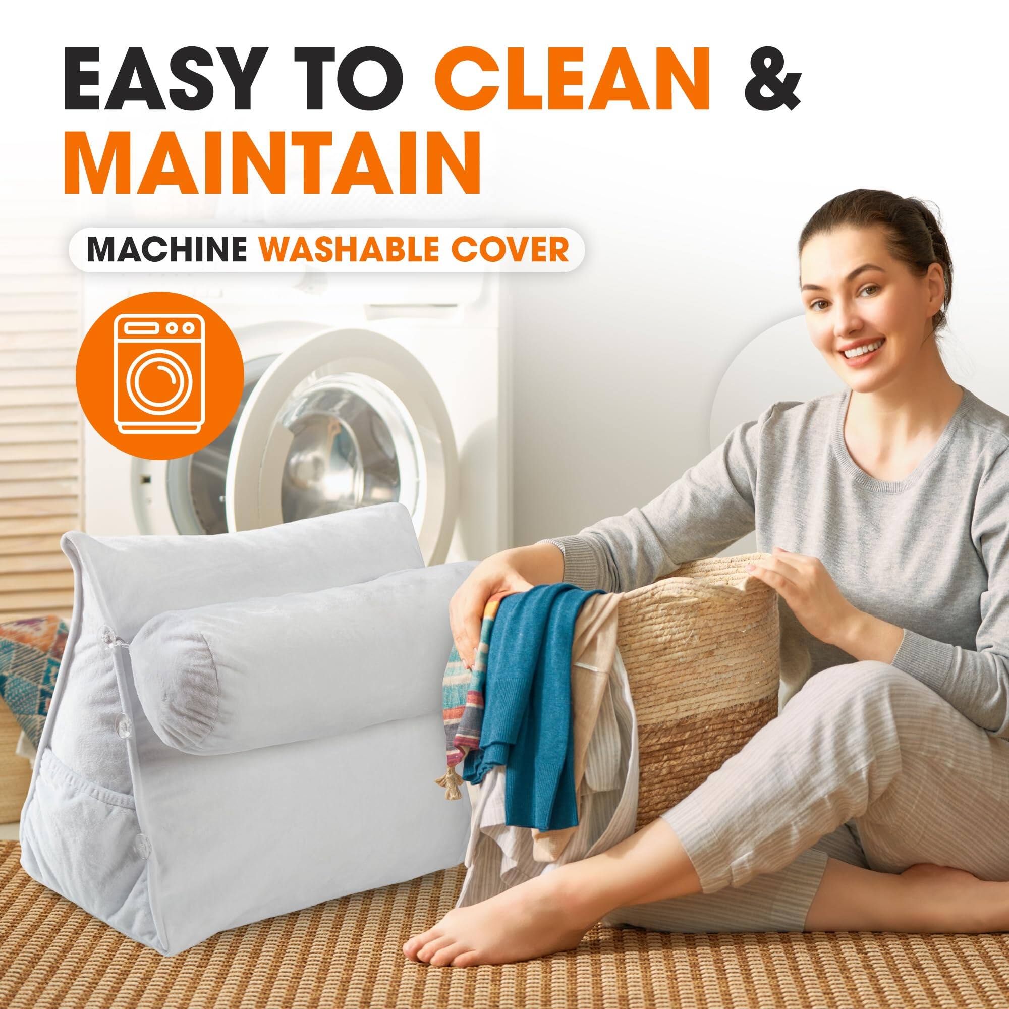 EASY TO CLEAN & MAINTAIN  
MACHINE WASHABLE COVER