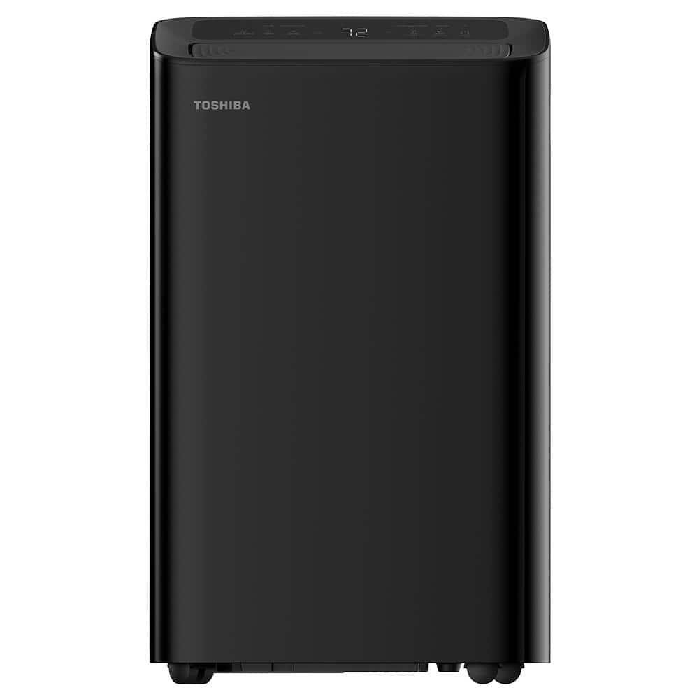 Front. Toshiba - PX1011CWRUFR 13,500 BTU / 10,000 DOE SACC Portable AC - Black.