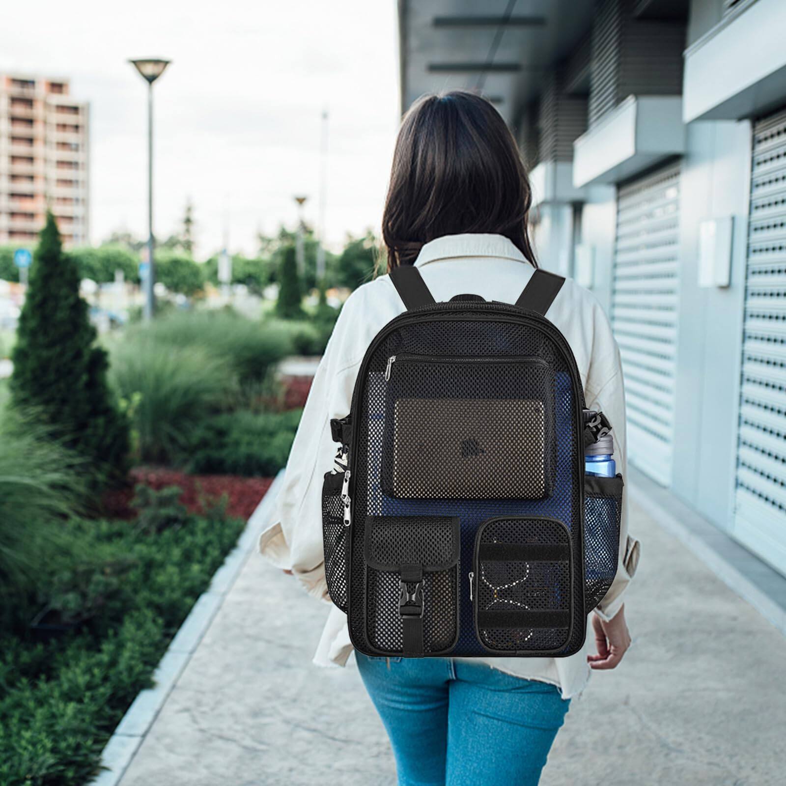 Cozy Serene Mesh Backpack For School 36l Large Heavy Duty Backpacks ...