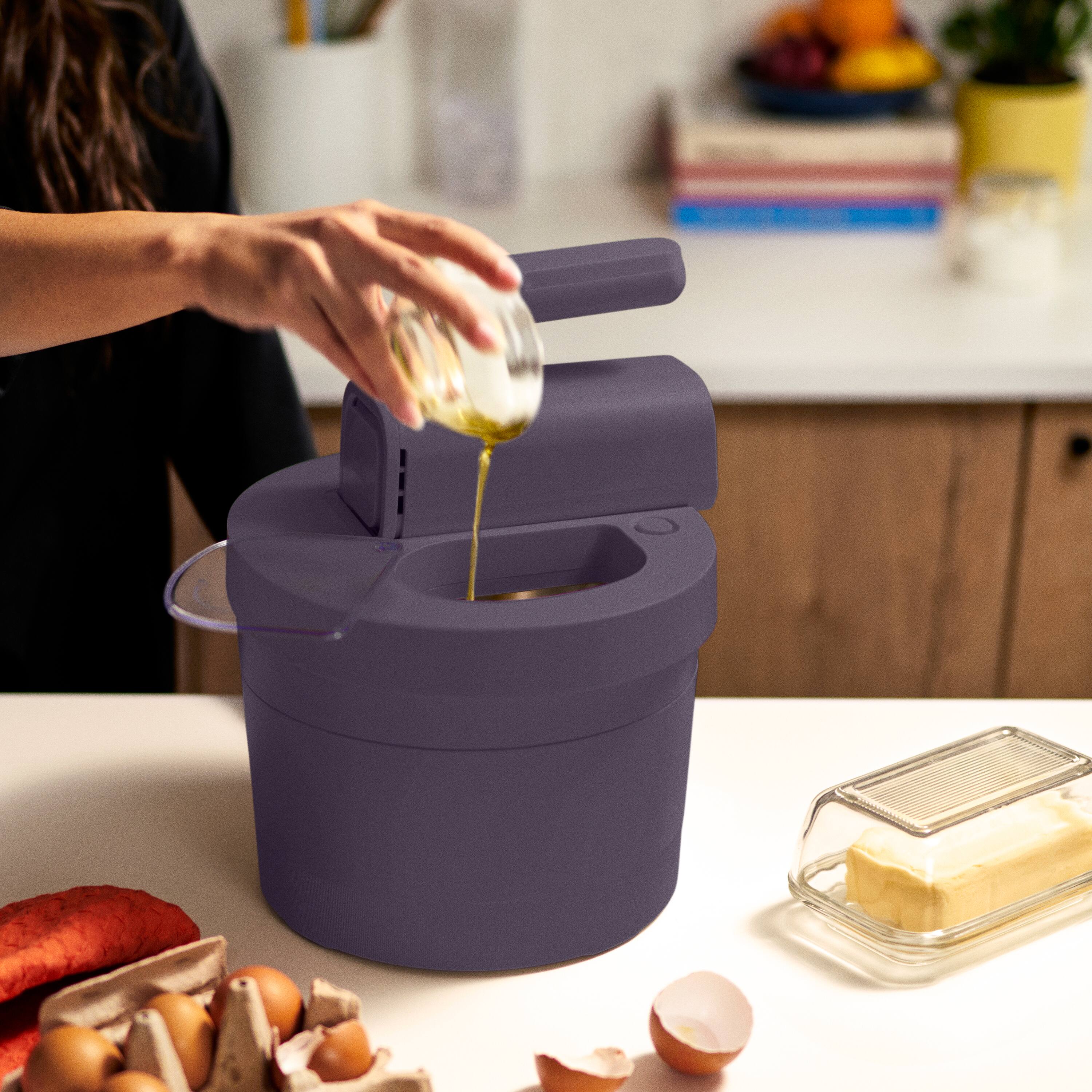 Alt View 4. Bella - 3.5-qt. Hand & Stand Mixer - Plum.