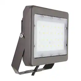 Westinghouse - MaxLite Photocell Hardwired LED Bronze Slim Flood Light