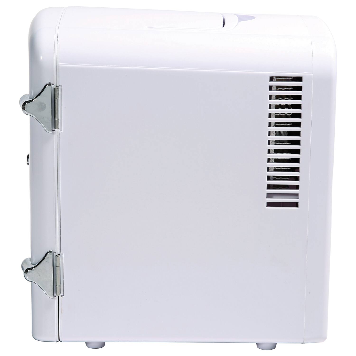 Back. Frigidaire - 0.5-Cu. Ft. Retro Portable Mini Fridge - White.