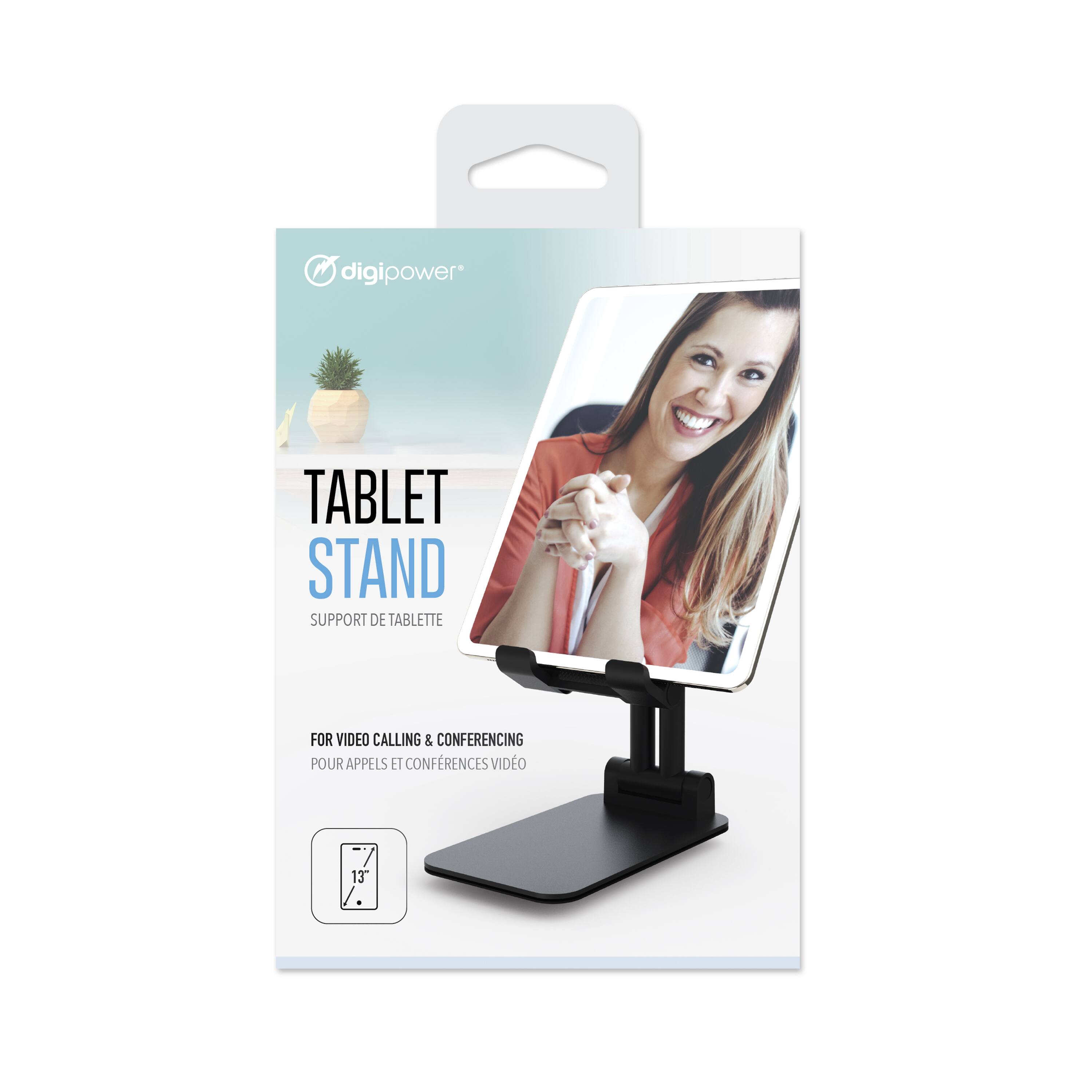 M digipower* TABLET STAND SUPPORT DE TABLETTE FOR VIDEO CALLING & CONFERENCING POUR APPELS ET CONFRENCES VIDO 13"