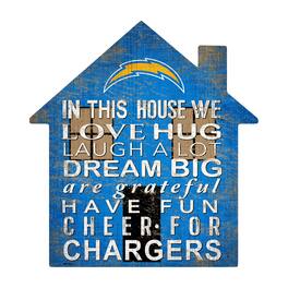 Fan Creations - Los Angeles Chargers 12'' Team House Sign - Multicolor