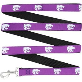 StadiumSpot - Kansas State Wildcats 6' Regular Dog Leash - Purple