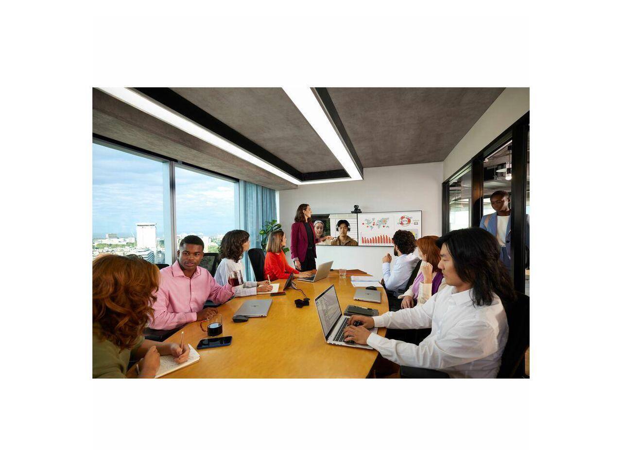 Alt View 8. HP - HP Poly Studio G62 Video Conferencing System w/ Mounting Plate Kit | 99T09AA#AC3 - Black.