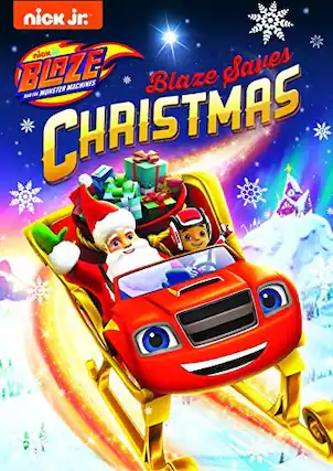 Front. Blaze And The Monster Machines: Blaze Saves Christmas - DVD.