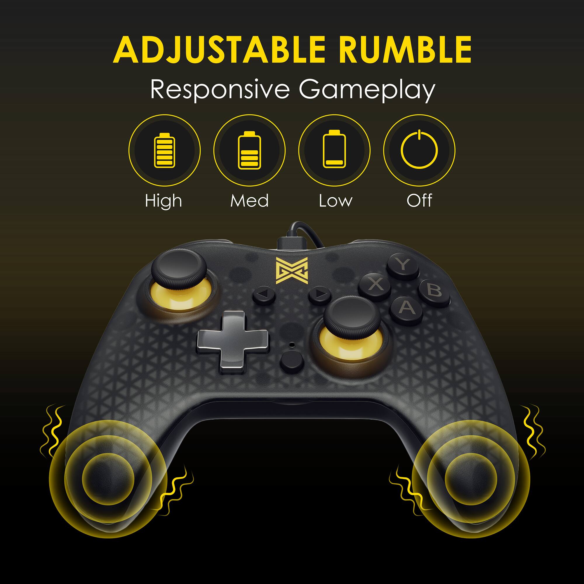 Alt View 16. MGC - MGC Scorpa Wired Gaming Controller for Windows & Android - Black.