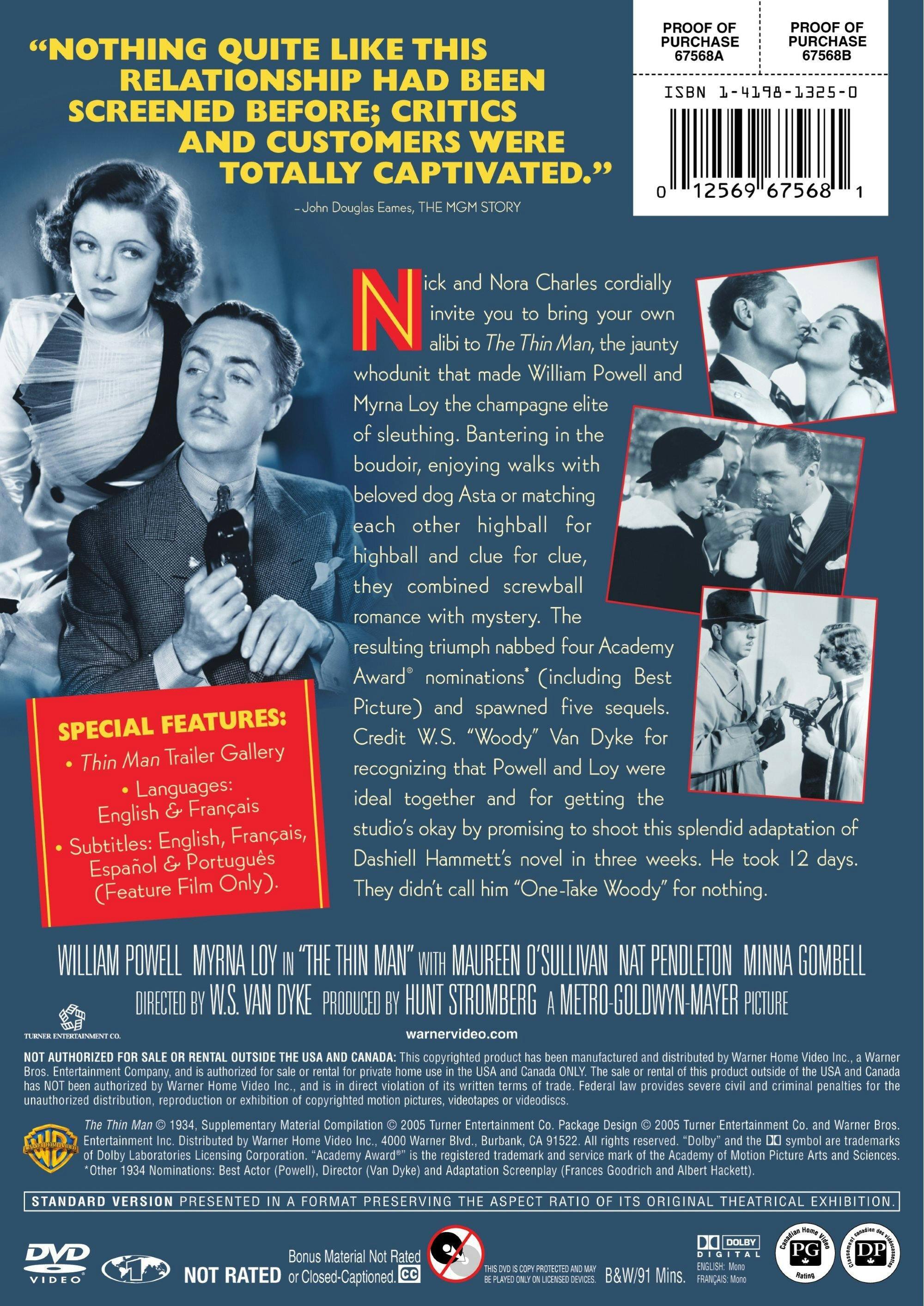 Angle. The Thin Man [DVD].