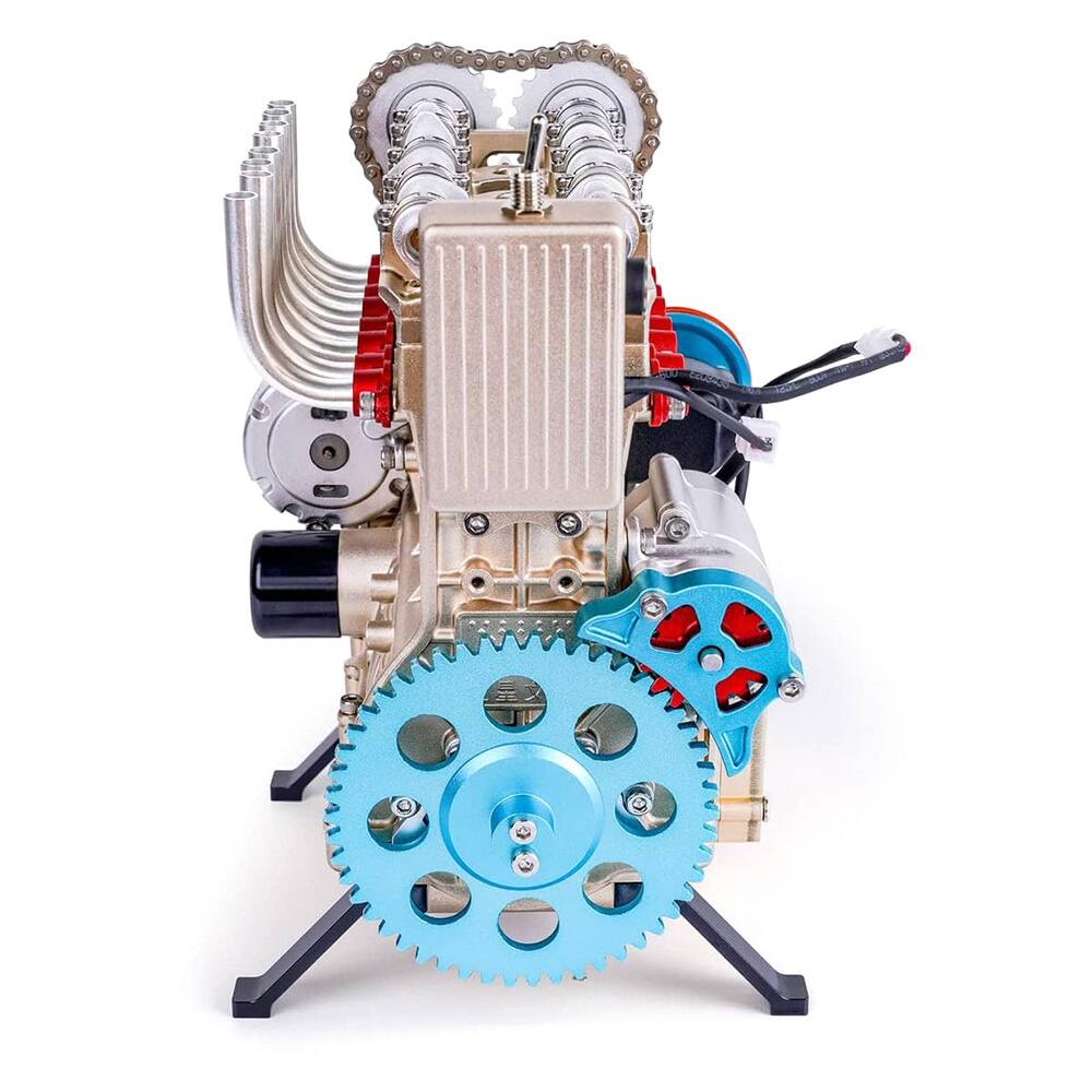 Alt View 5. Motorcity Classics - Model Kit 4-Cylinder Die-Cast Engine Model Kit by Motor City Classics.