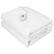 Front. Costway - Heated Electric Mattress Pad Twin Size with 10 Heating Levels Auto Shut Off - White.