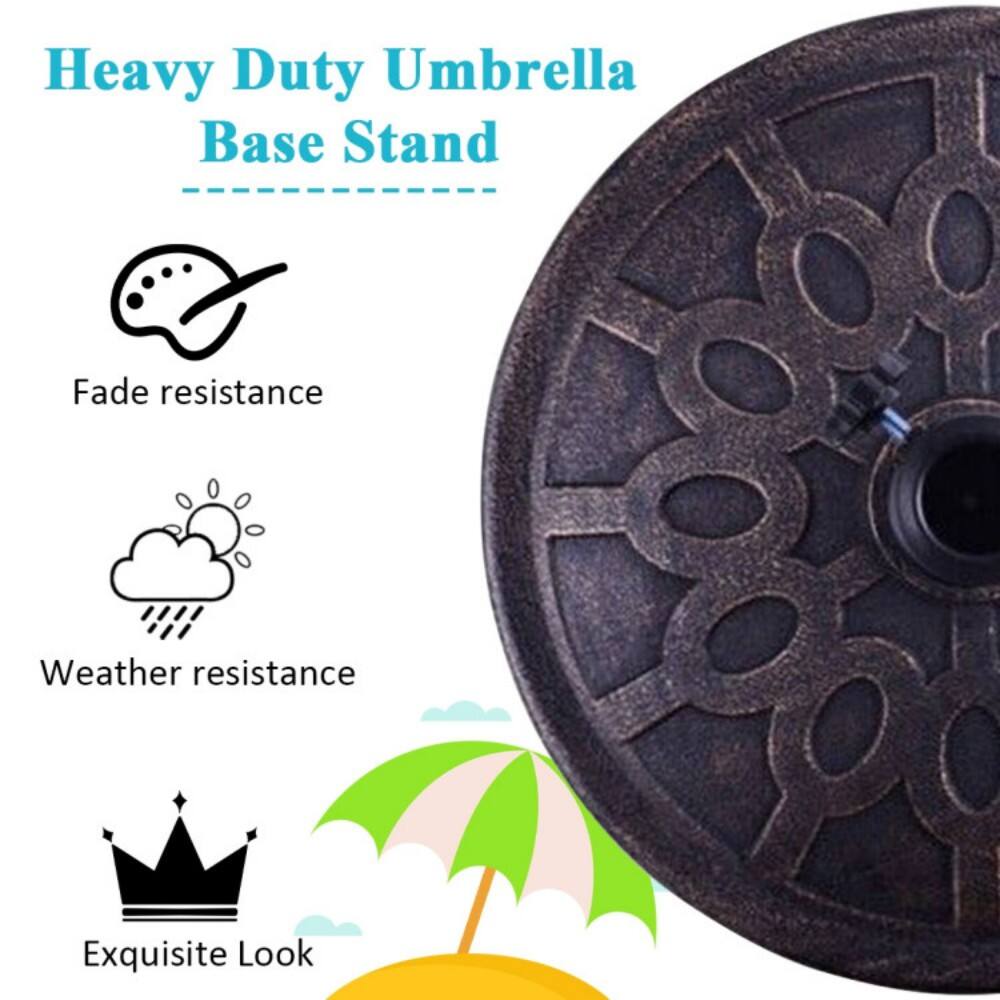 Heavy Duty Umbrella Base Stand

- Fade resistance
- Weather resistance
- Exquisite Look