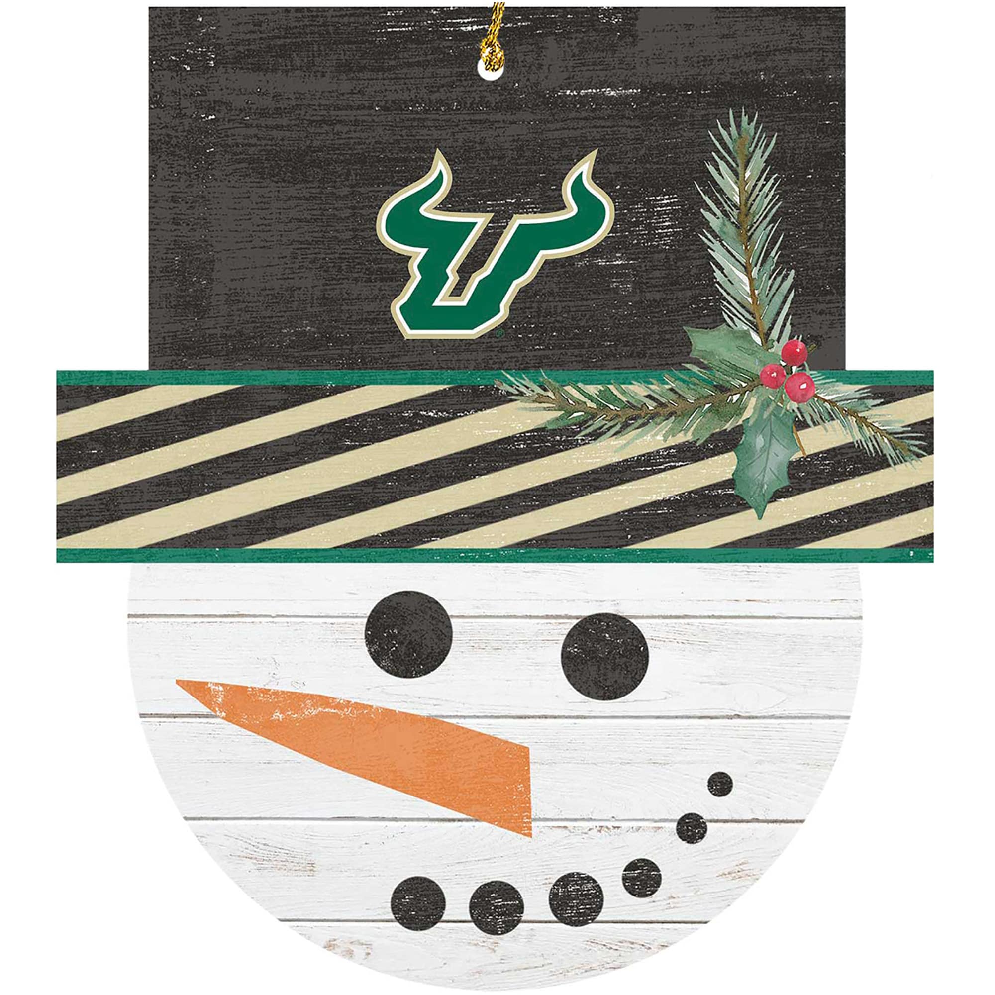 Alt View 3. Jardine - South Florida Bulls Ornament Bundle - White.