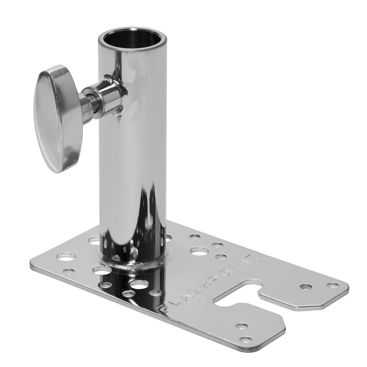 Front. Flashpoint - Flashpoint T-Slot Wall Plate with 1-1/8" Locking Receiver and VESA Mount.