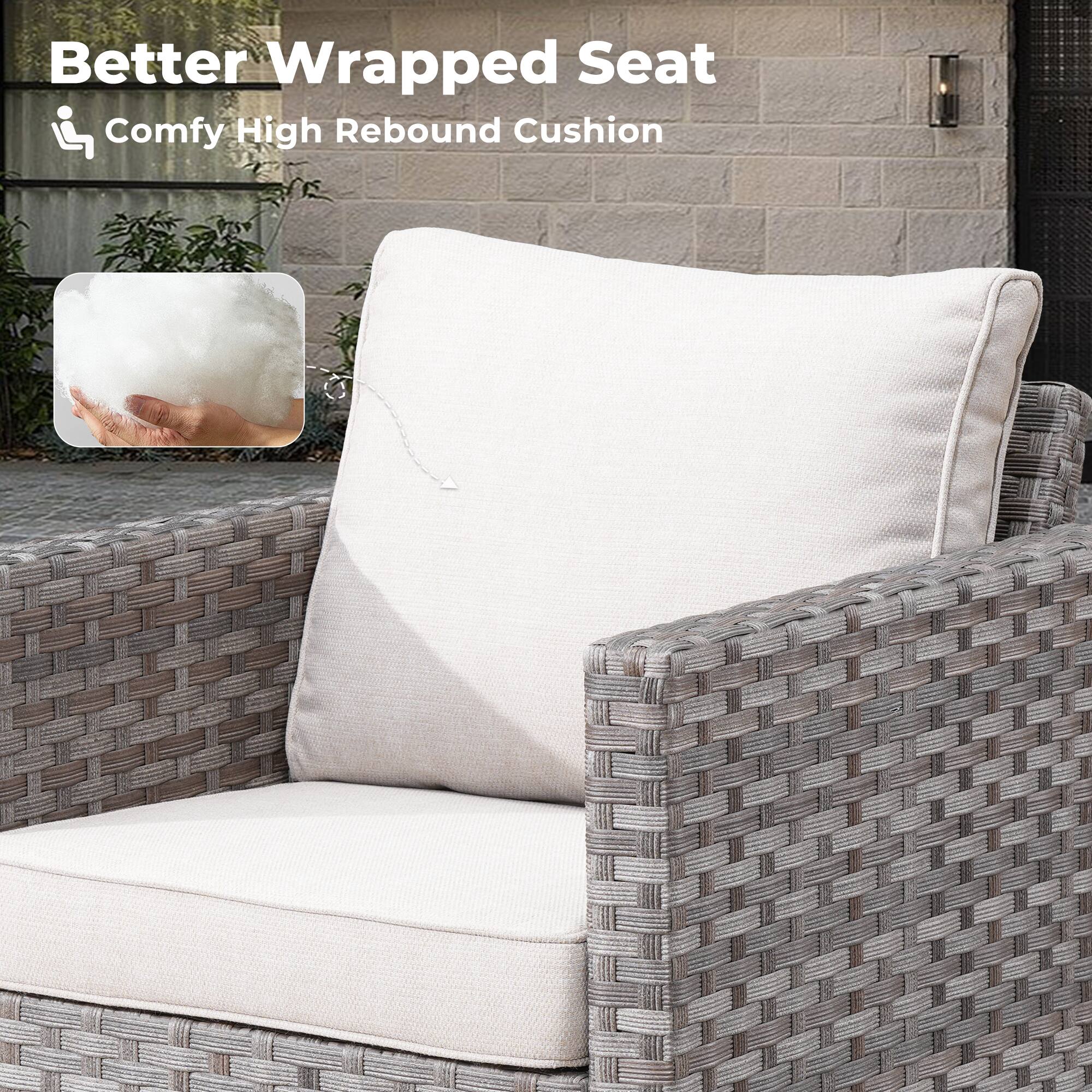 Better Wrapped Seat  
Comfy High Rebound Cushion