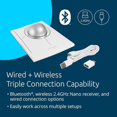 Kensington SlimBlade Pro EQ Trackball Optical Cable/Wireless Kensington SlimBlade Pro EQ Trackball Optical Cable/Wireless