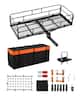 Front. VEVOR - 60" x 24" x 14", Hitch Cargo Carrier, 500 lbs Capacity Hitch Cargo Carrier with Cargo Net & Waterproof Cargo Bag - Black.