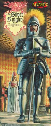PopMarket - Aurora -1:8 Scale Model Kit - Silver Knight of Augsburg - COLLECTIBLES - Multicolor
