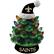 Front. Evergreen Enterprises - New Orleans Saints 8" Light Up Ceramic LED Christmas Tree - Multicolor.