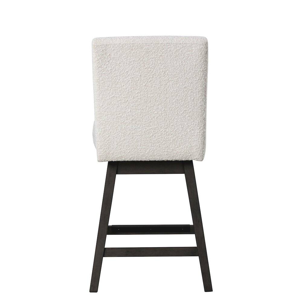 Alt View 2. New Classic Furniture - High Line Swivel Counter Chair (Set of 2) - White.