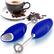 Left. Zulay Kitchen - Zulay Kitchen Powerful Milk Frother Handheld Foam Maker for Lattes by Milk Boss - Royal Blue.