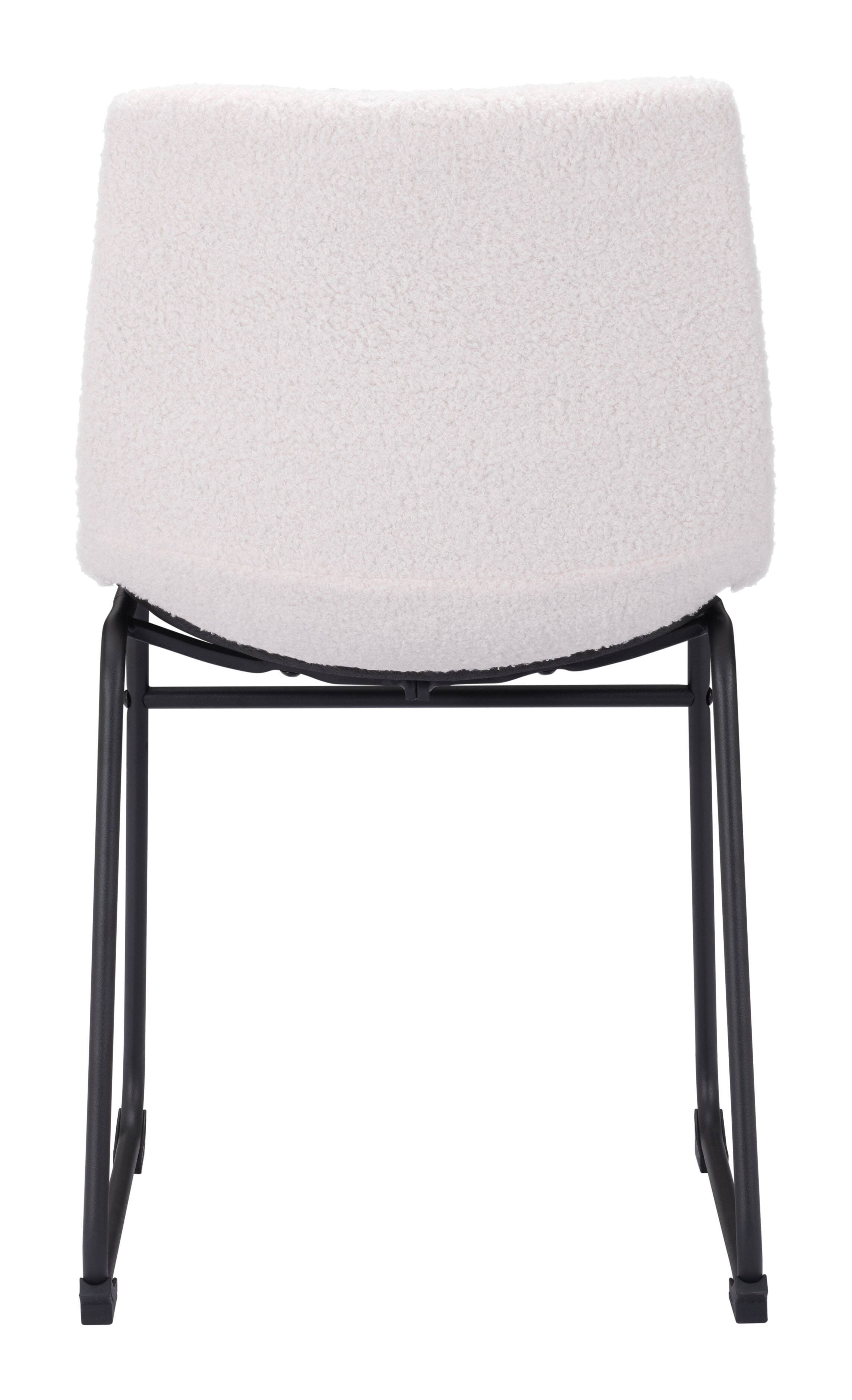 Alt View 2. Hivvago - Smart Dining Chair (Set of 2) Ivory - Ivory.