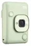 The text on the image reads "instax mini LiPlay," which is a camera that is designed to take instant photos and videos.