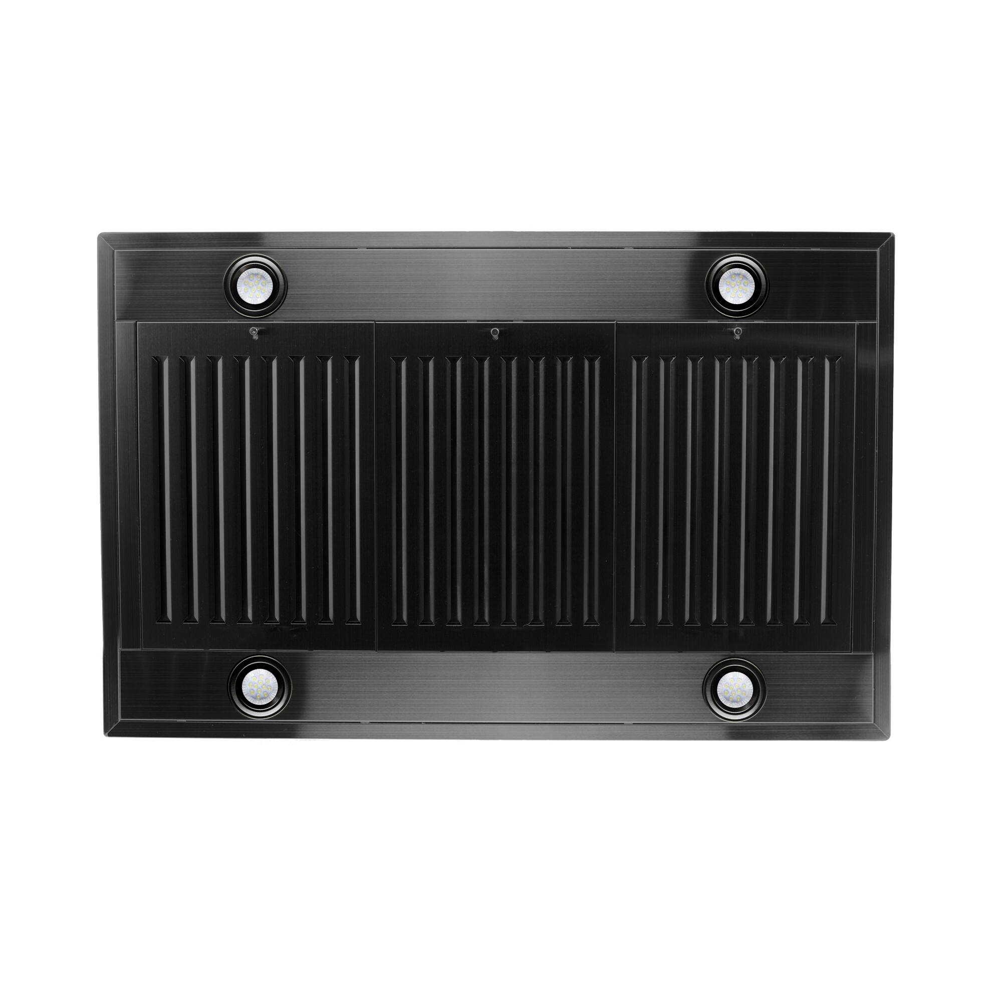 Back. ZLINE - 30" Externally Vented Range Hood - Stainless steel.