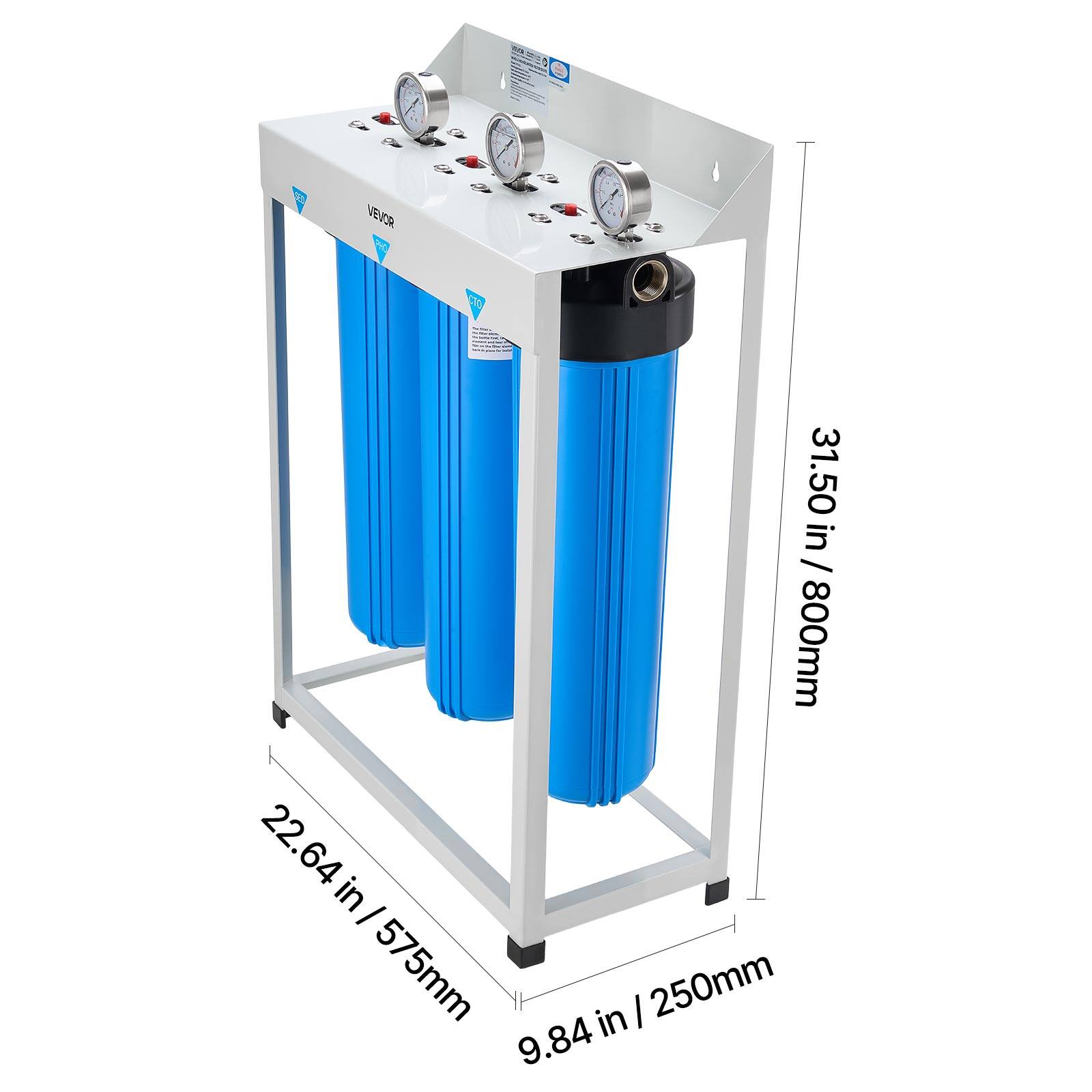 VEUOR  
31.50 in / 800mm  
22.64 in / 575mm  
9.84 in / 250mm