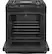Alt View 1. GE - 5.6 Cu. Ft. Slide-In Gas Convection Range with Self-Steam Cleaning, Built-In Wi-Fi, and No-Preheat Air Fry - Black on Black.