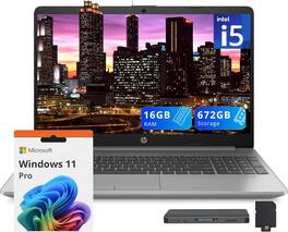 HP - 250 G9 15.6" Anti-Glare Display, Intel Core i5-1335U,16GB RAM, 512GB SSD,Intel Iris Xe Graphics,Win 11 Pro - Silver