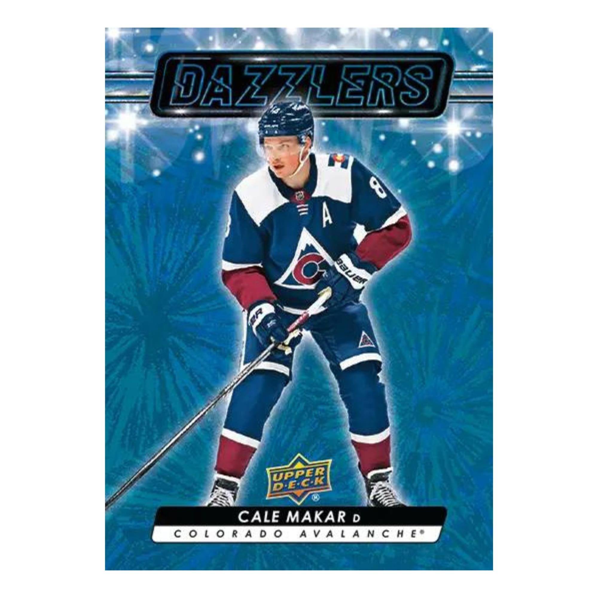 DAZZLERS  
UPPER DECK  
CALE MAKAR  
COLORADO AVALANCHE