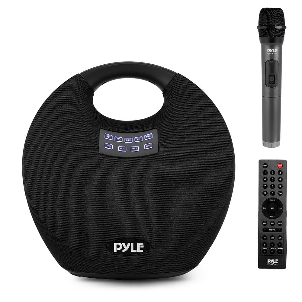 PYLE - Wireless Portable Bluetooth Speaker - Black