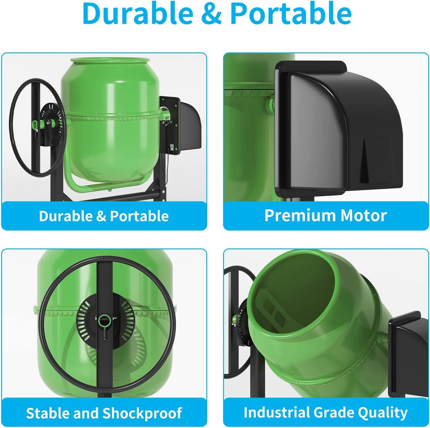 - Durable & Portable
- Premium Motor
- Stable and Shockproof
- Industrial Grade Quality