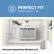 Alt View 11. Emerson Quiet Kool - 150 Sq. Ft. Window Air Conditioner - White.