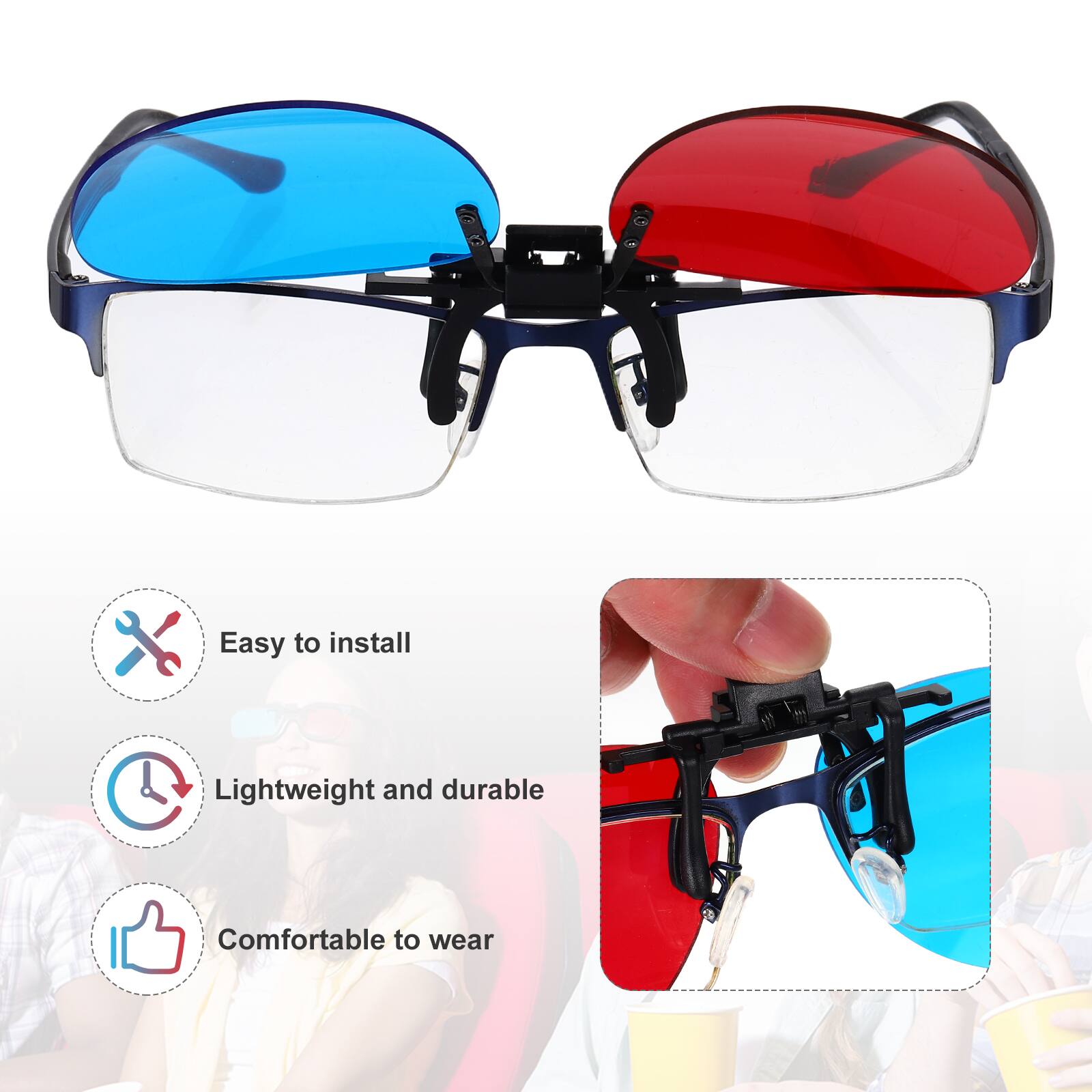 Easy to install  
Lightweight and durable  
Comfortable to wear