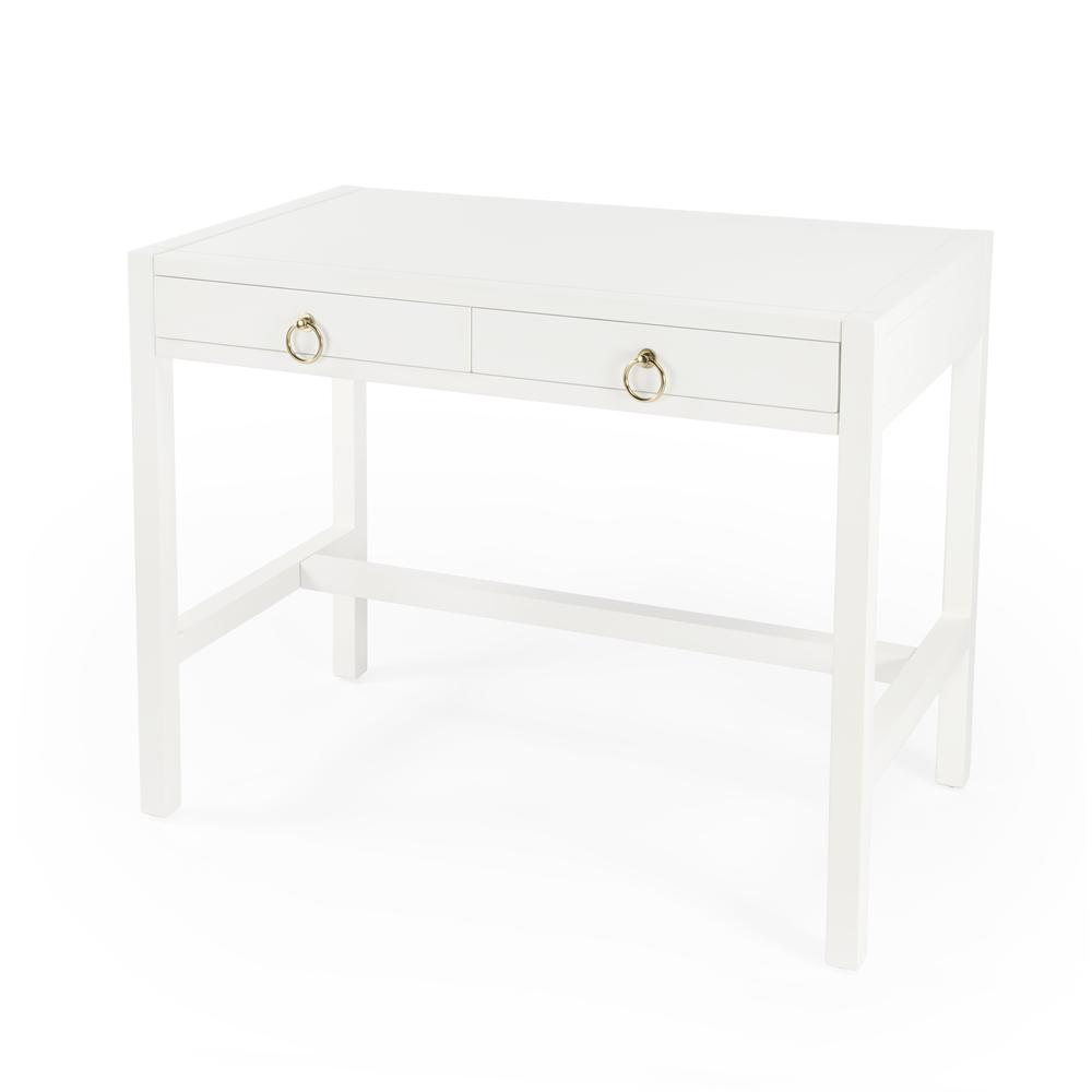 Alt View 6. Butler Specialty - Lark Desk - White.