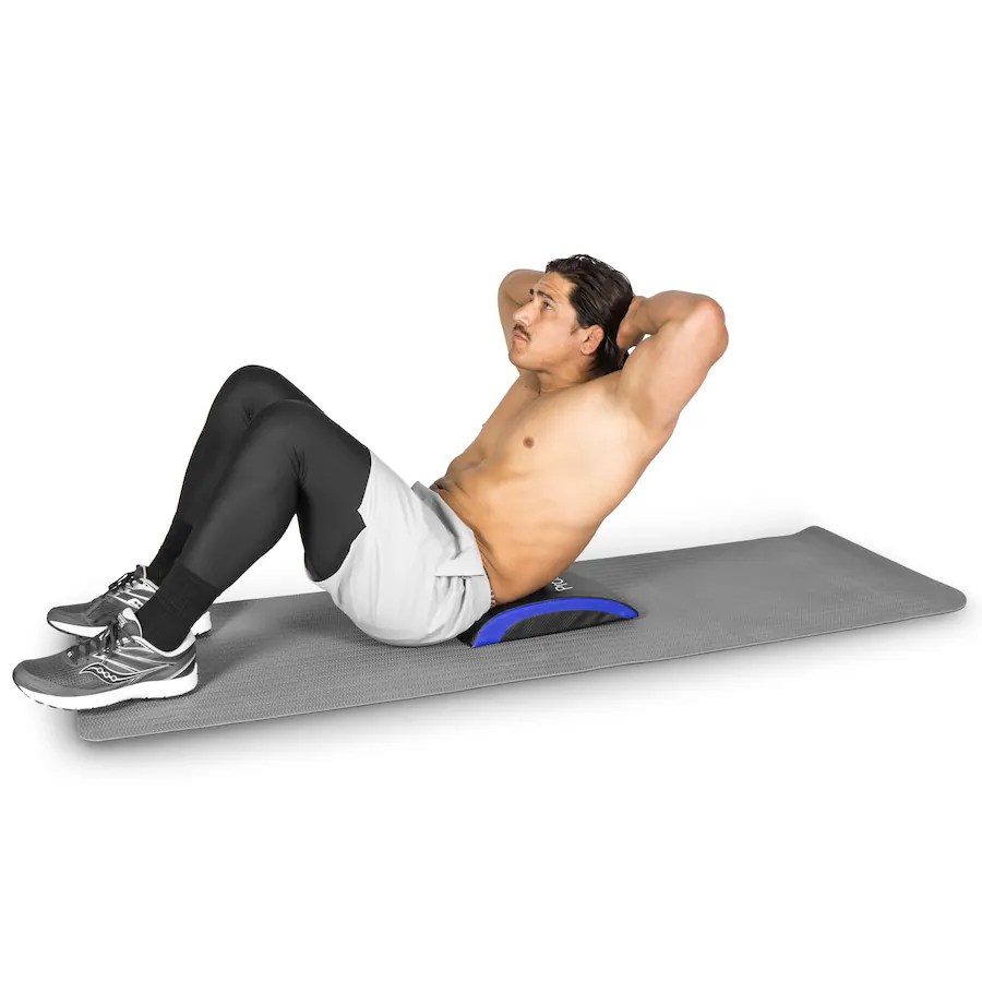ProsourceFit Abdominal Mat Black/Blue ps-1118-abm-bb - Best Buy