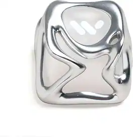 Womier - 1U Metal Translucent Keycaps for Mechanical Keyboard,Transparent Keyboard caps Shine Through,only 1pcs - Silver