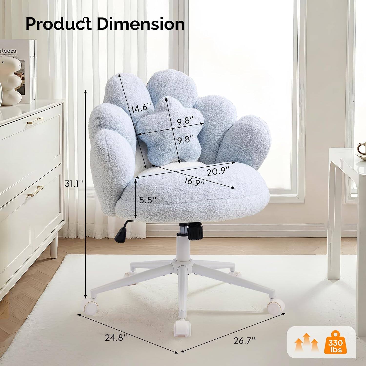 Product Dimension: 14.6" x 9.8" x 9.8" x 31.1" x 5.5" x 20.9" x 16.9" x 24.8" x 26.7" x 330 lbs